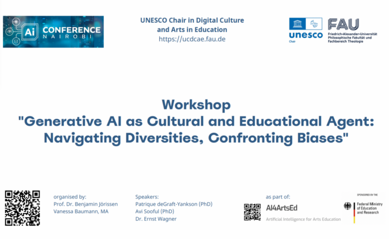 Online Workshop on “Generative-AI as Cultural and Educational Agent: Navigating Diversities, Confronting Biases” – 25. November 2024